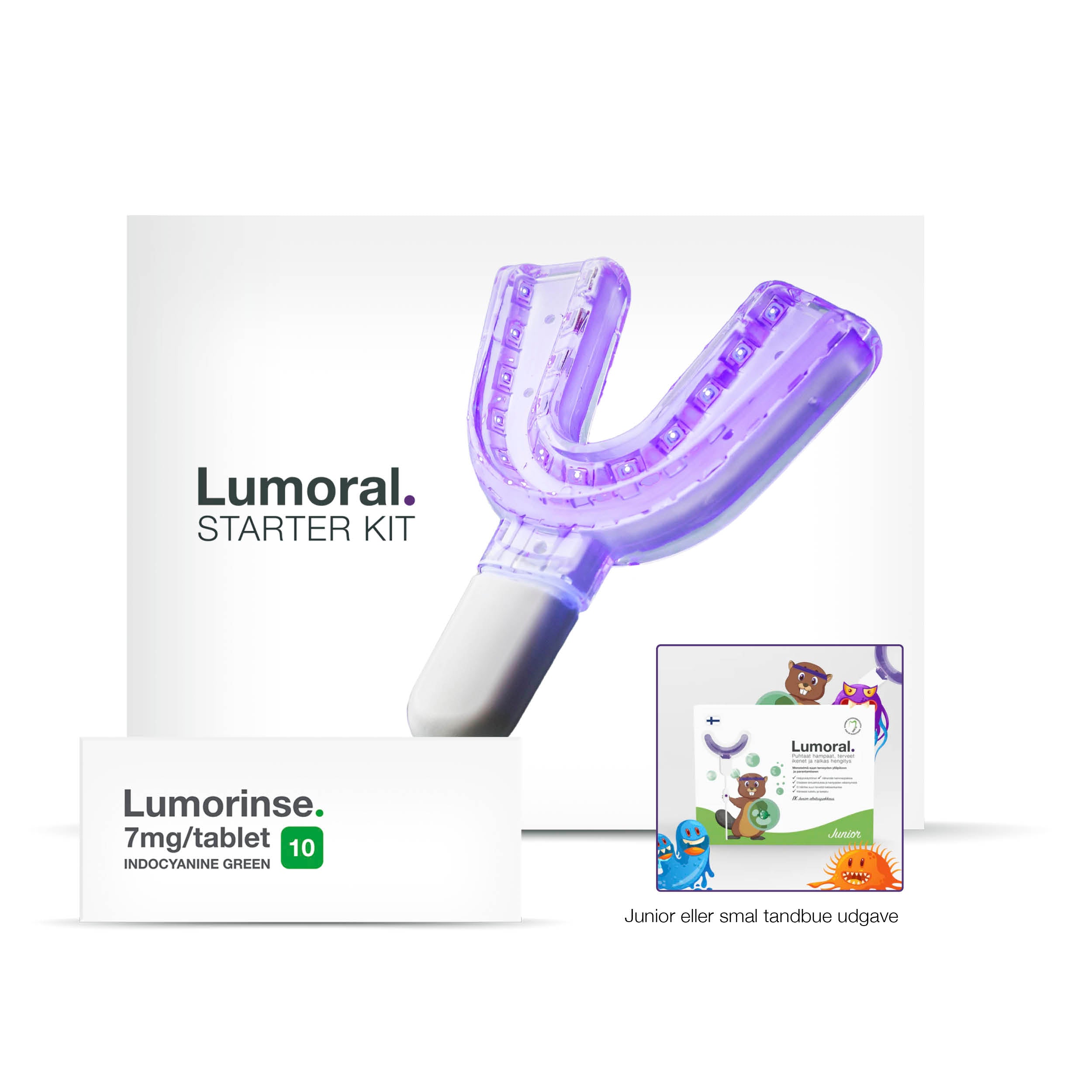 Lumoral® junior mundskinne (ekstraudstyr) - kræver man har Lumoral® startpakken