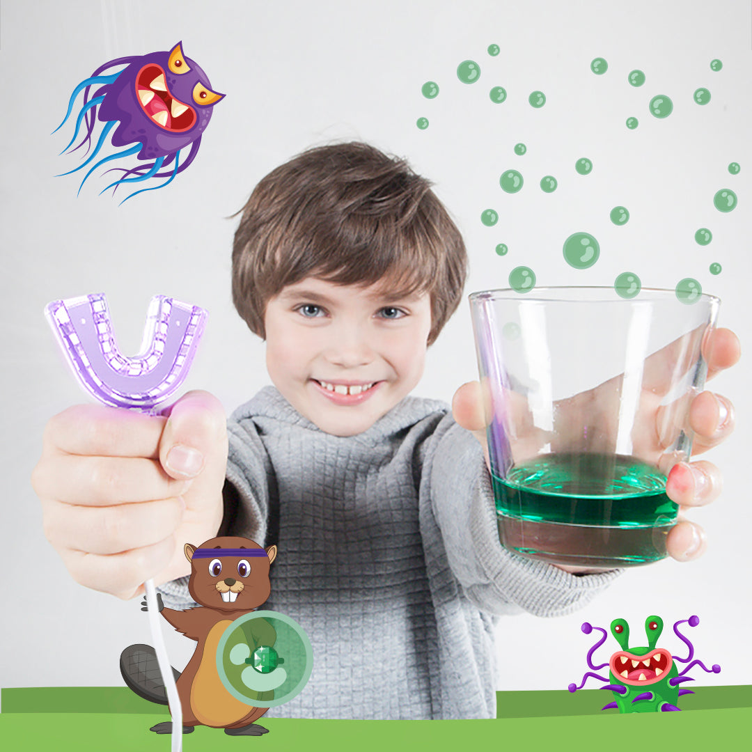 JUNIOR: Lumoral® Junior-startpakke – mindre mundskinne inkl. 10 Lumorinse®