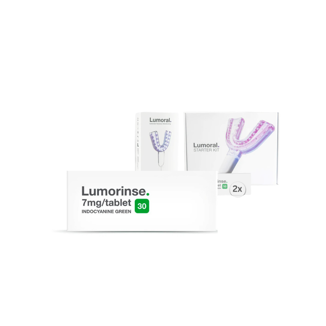 Lumoral® byrjunarpakki – inniheldur 10 stk. Lumorinse®
