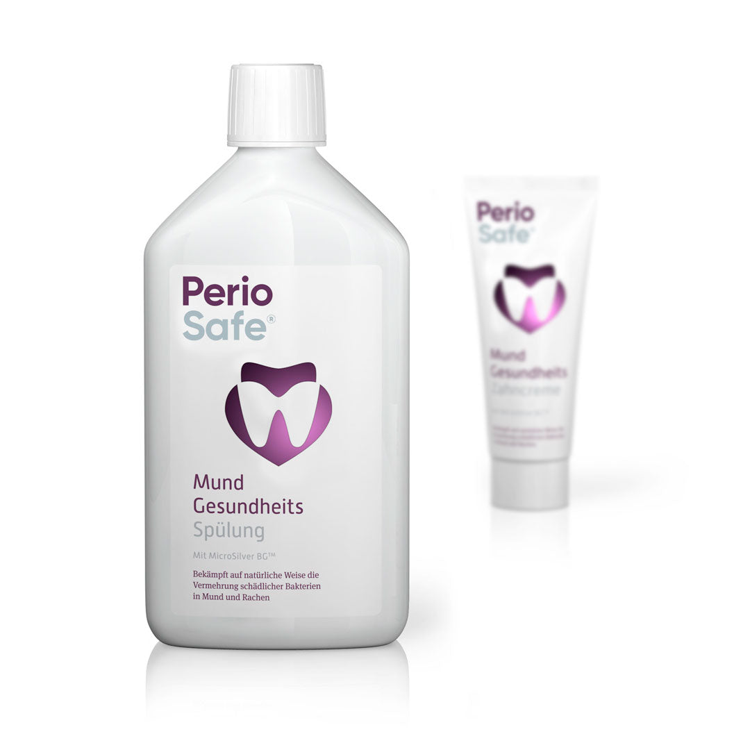 PerioSafe® mundskyl + tandpasta med MicroSilver, sampak