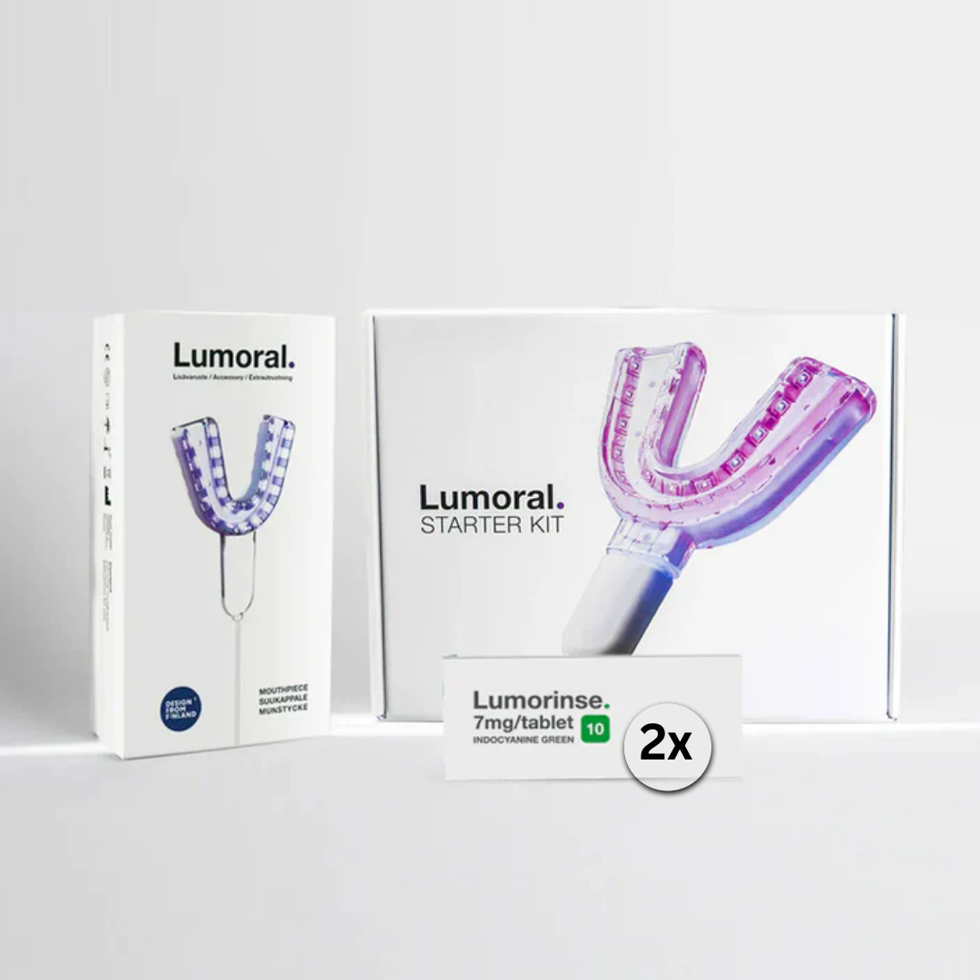 Lumoral® startpakke til 2 personer – inkl. 20 Lumorinse®